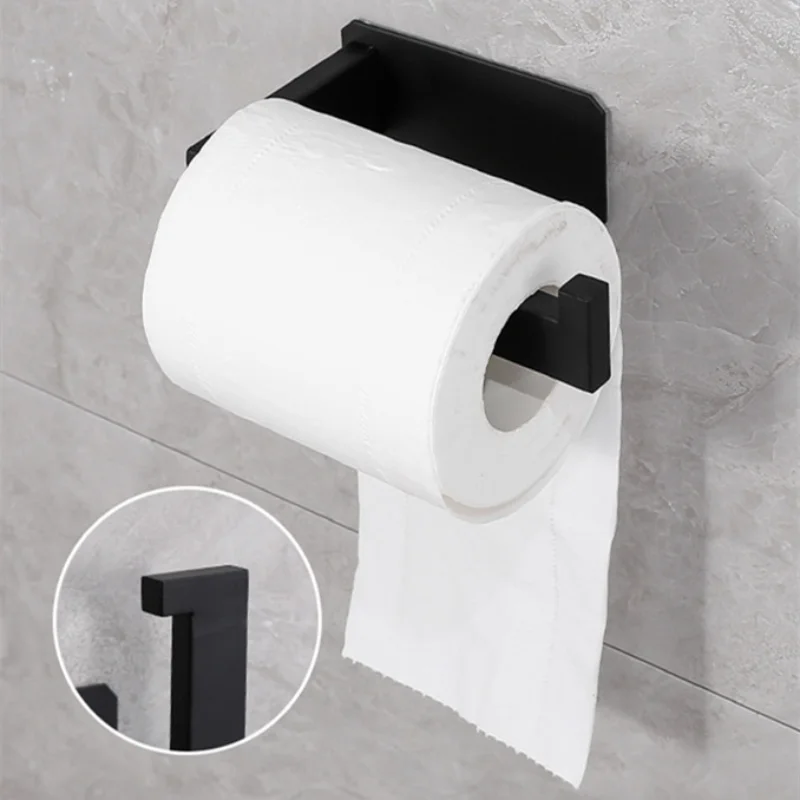 304 Edelstahl Wc Rolle Halter keine bohrer Selbstklebende Tissue Papier Handtuch Rolle Dispenser Küche Bad Hardware Gold