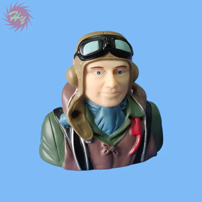 

1 шт., масштаб 1/6, фигурки пилотов, Игрушечная модель WW2, пилот для радиоуправляемого самолета, аксессуары, хобби, цвет хаки