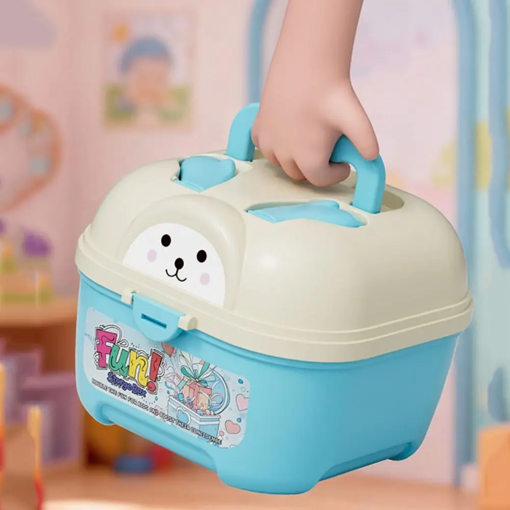 Little BearShape Pudding Feeding Set Pretend Play Simulation Model Lunch Box Pudding Role Play Kawaii Play House Birthday Gift