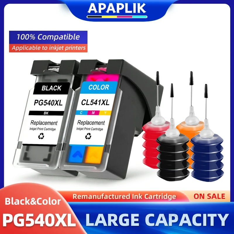 540XL 541XL PG540 CL541 PG-540 CL-541 Compatible Ink Cartridge For Canon Pixma MG3550 MG4100 MG4150 MG4250 MG3250 MG3255 Printer