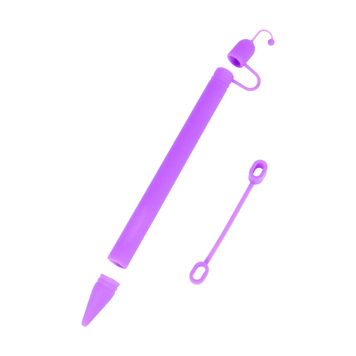 Pen Cap Protector Cover Stylus for Touchscreen Fine Tip Case Silicone Grip Sleeve Protective