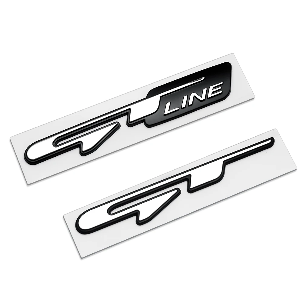 

Car GT Line 3D ABS Emblem Auto Body Fender Badge Sticker For KIA Rio Ceed Sportage Cerato Soul Sorento Picanto Optima Niro Sonic