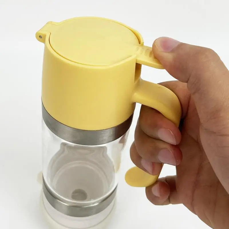 Juice Syrup Cup Squeeze Bottle Storage Pot Stand Holder Bee anti Drip Dispenser Kettle Honey Jar Container Kitchen Accessories