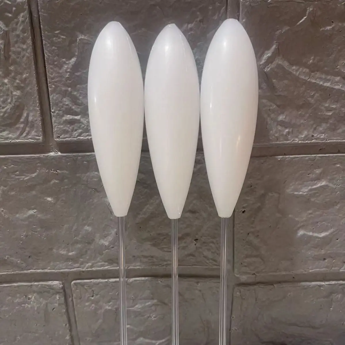5pcs 10-50g Floating Type Acrylic Fishing Float milky Casting Bobber  Bombarda Lure Accessories Floating Water Pitcher