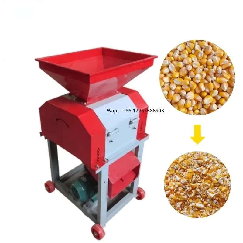 

Factory Price Grain Grinder Corn Broken Pellet Feed Crusher Peanut Feed Roller Steam Corn Flake Flattening Making Machine