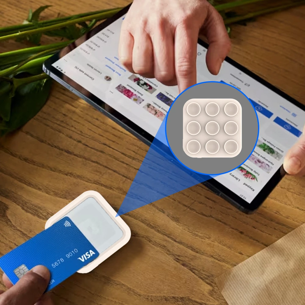 Anti-Lost Protective Cover Case for Square Reader 2nd Generation Silicone Anti-Scratch Shockproof Cover with Lanyard