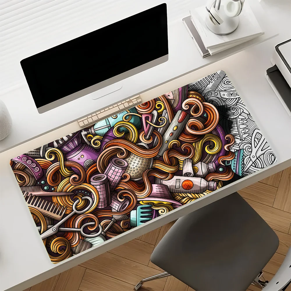 Retro Gaming Shops - Mouse pad retrô para barbearia, para