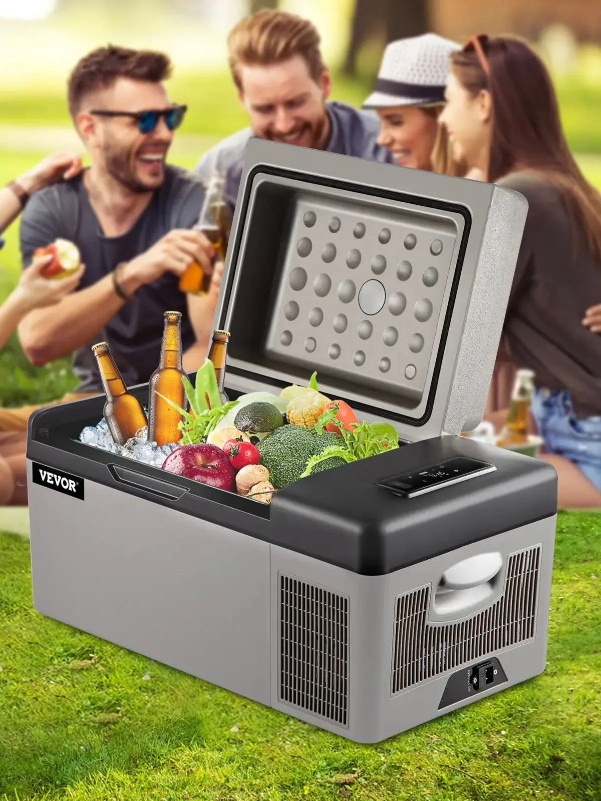 VEVOR 15L/20L autovriezer koelkast, draagbare compressorkoeler met app-bediening voor kamperen, reizen, buiten en thuis - afbeelding 2