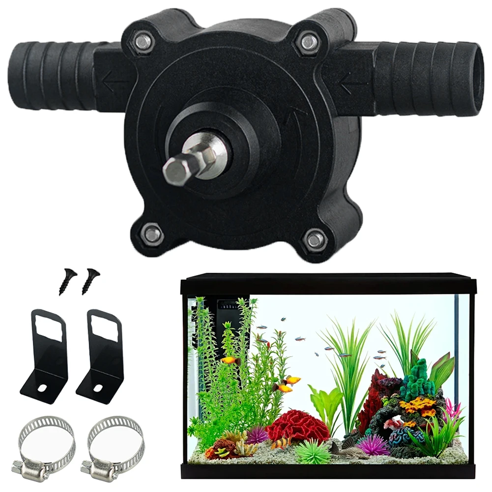 

Electric Drill Pump Diesel Oil Fluid Water Pump Self-priming Drill-Powered Pump DC Pumping Machine Home Garden Outdoor Tool