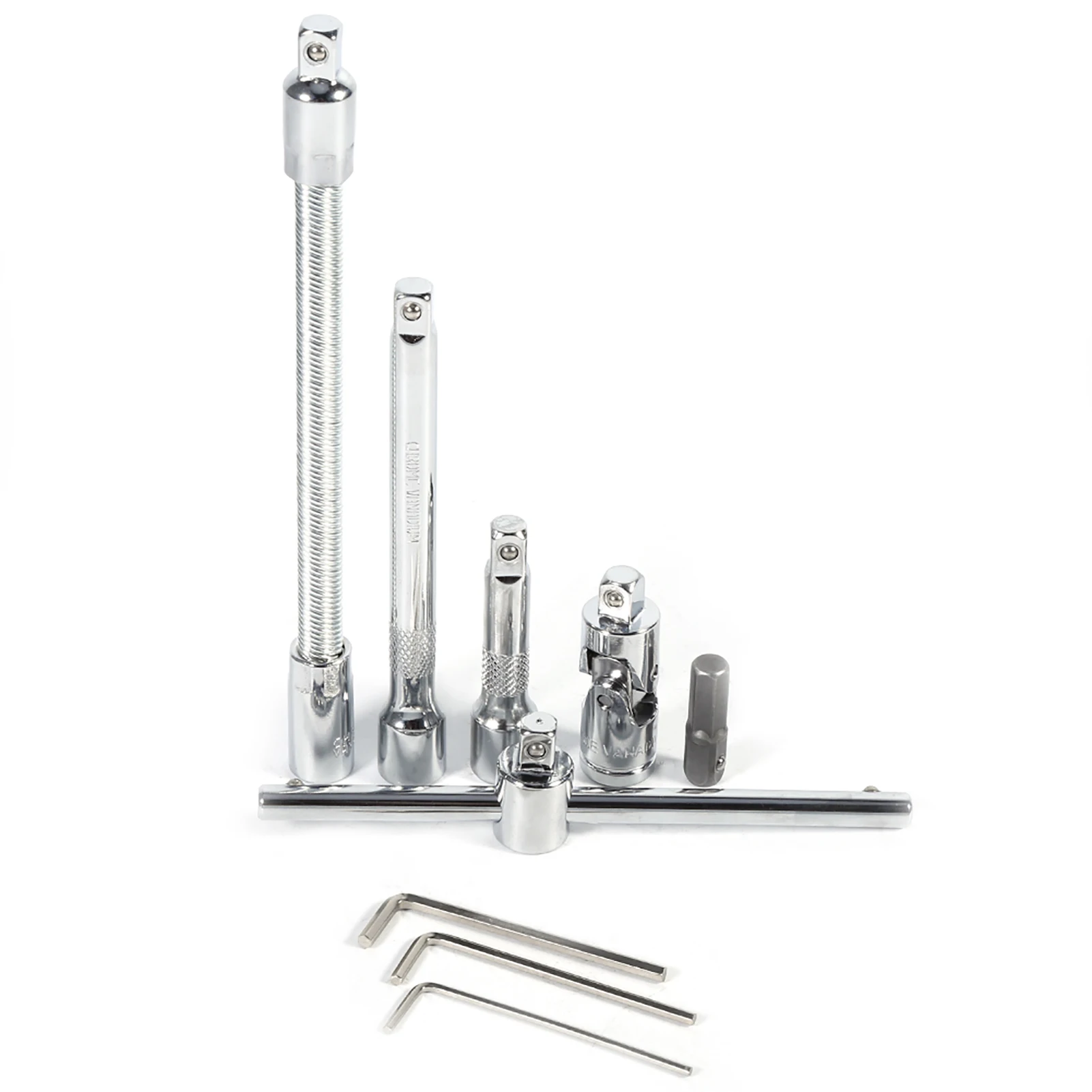 1/4 "ไดรฟ์เมตริกบาร์ขยายพร้อมกล่องซ็อกเก็ตวงล้อซ็อกเก็ตประแจซ็อกเก็ตเครื่องมือประแจซ็อกเก็ต