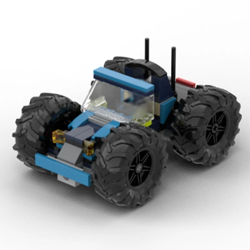 스피드 레이싱 카 모델 MOC 빌딩 블록 오프로드 차량 모듈형 기술 어린이 휴일 선물 조립 장난감 세트