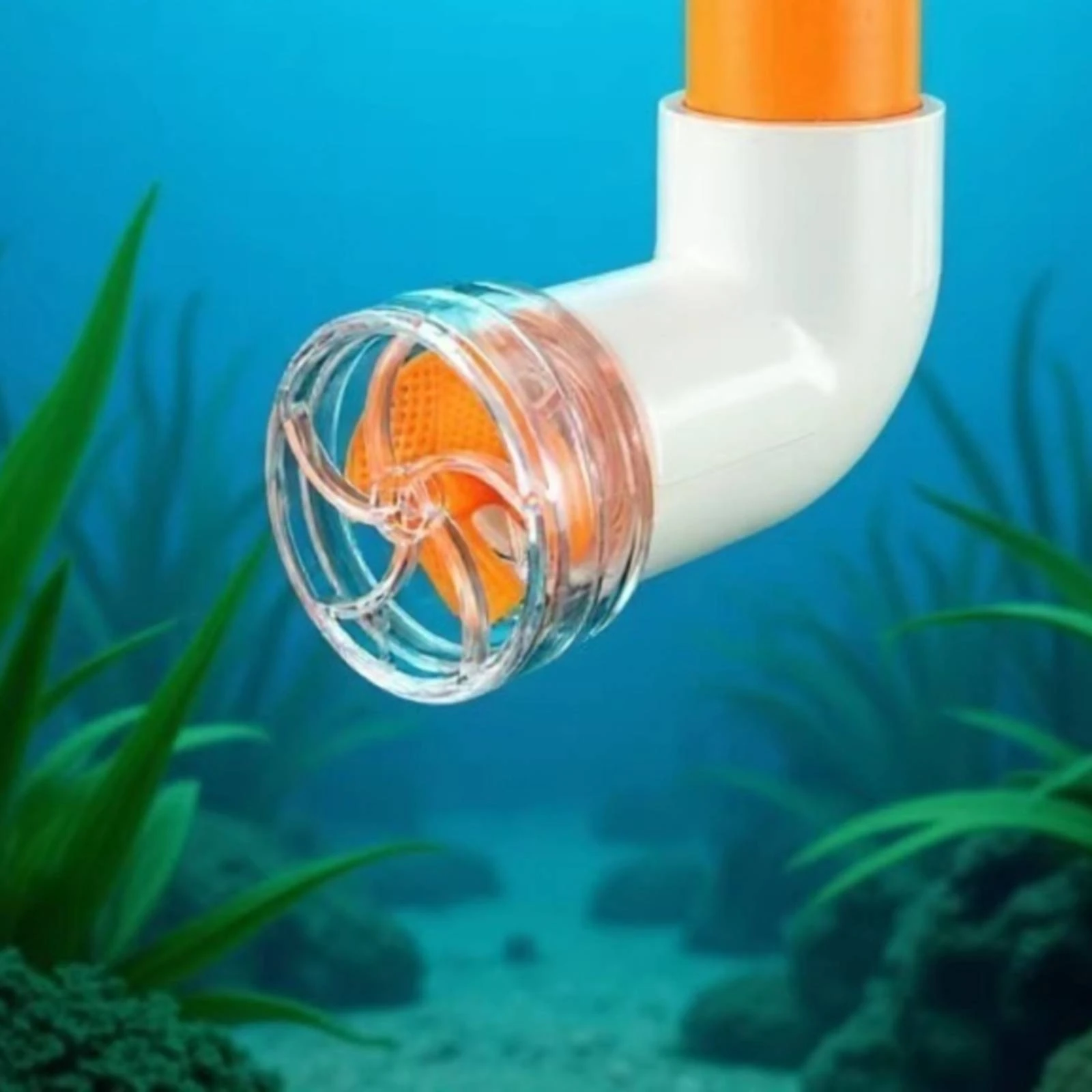 Rotating Current Outlet Nozzle Transparent Aquarium Current Outlet Attachment Pet Supply Energy-Saving