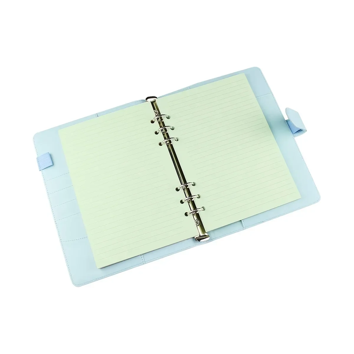 50 Sheets A5/A6 Colorful 6-Hole Punched Ruled Refills Inserts for Personal Size Organizer Binder