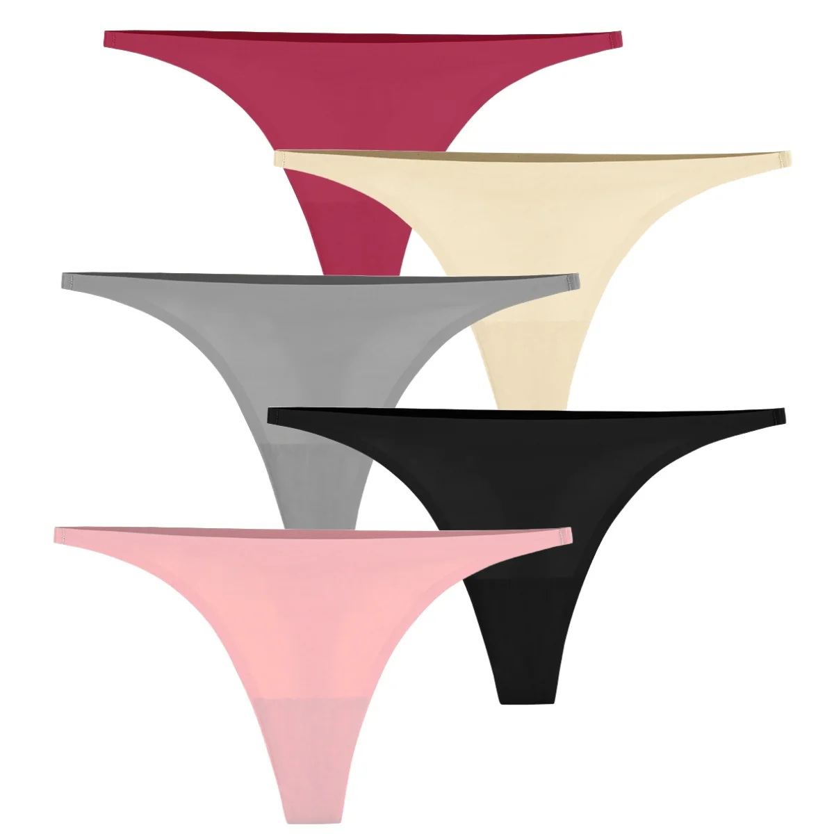 3 stks/set Naadloze Slipje Voor Vrouwen Sexy Thongs Zijdeachtig Comfort Ondergoed Sport Onzichtbare Strings Vrouwelijke Pantys Lingerie