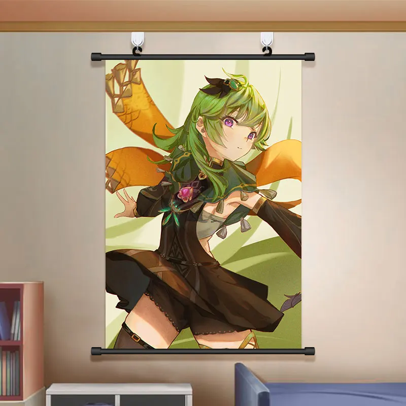 Anime Genshin Impact Collei poster Fabric Wall Scroll Home Decor Anime Poster 20*30cm Gfits Cosplay