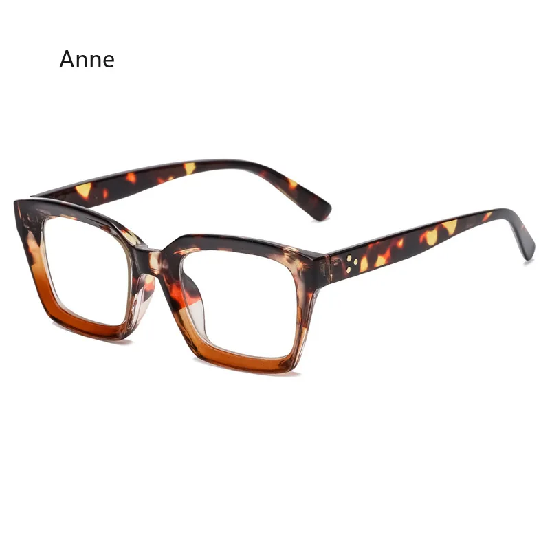 Fashion Reading Glasses Women 2024 New Square Anti Blue Light Presbyopia Eyegalsses Vintage Computer Optical Eyewear +1 .0~ +3.5