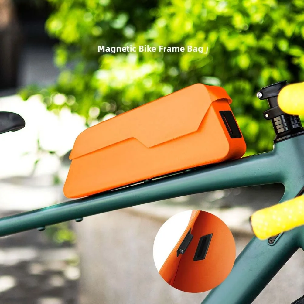 

Водонепроницаемая магнитная сумка для верхней трубки велосипеда — большая вместимость — аэродинамический дизайн для горных и шоссейных велосипедов, необходимый аксессуар для велоспорта