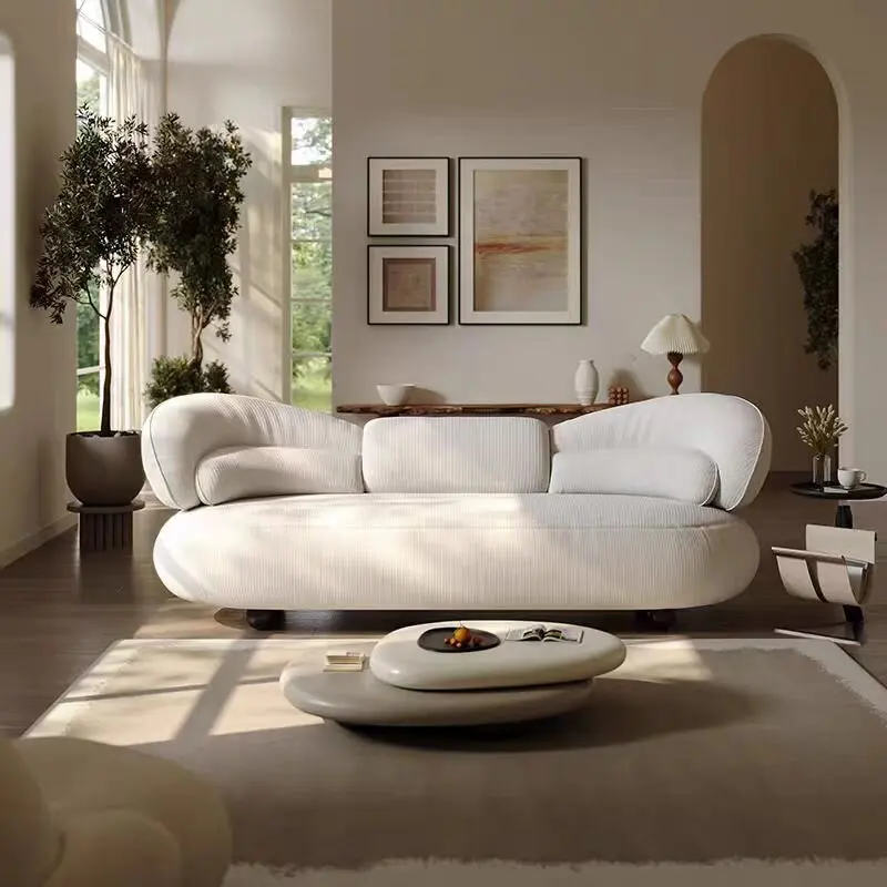 

Aesthetic Luxury Living Room Sofas Velvet Italian Bedroom Lazy Office Couch Lounge Loveseat Arm Woonkamerbanken Furniture Home