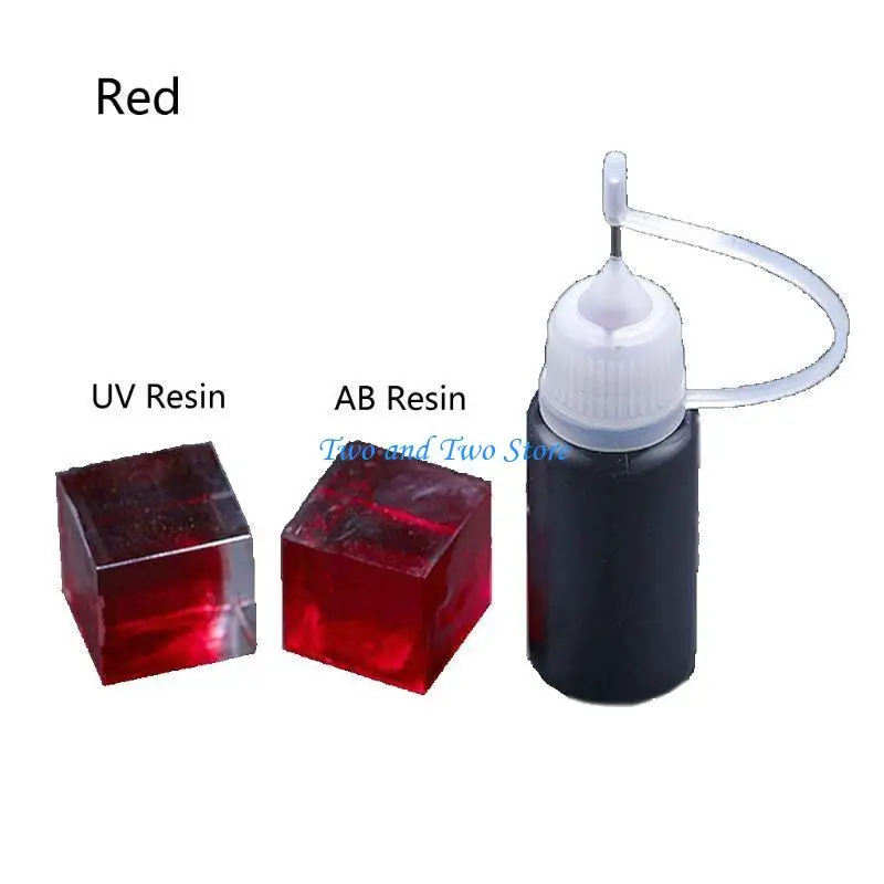 HX6F 7 Colours Epoxy Pigment Liquid Colorant Dye Diffusion Resin Jewelry Making