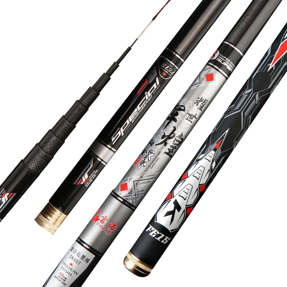 

Удочка телескопическая из углеродного волокна, портативная, для пресной и соленой воды