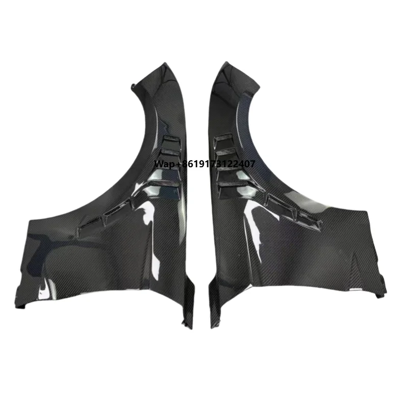 

High Glossy Dry Carbon Fiber Side Fenders For Mustang Gt500 2015-2023 Front Side Fenders