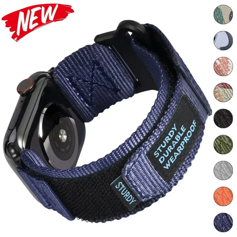 Nylonarmband für Apple Watch Band Ultra 2 49 mm 46 mm 42 mm 45 mm 44 mm 41 mm 40 mm Sportarmband für Iwatch Serie 10 9 8 7 6 SE 5 4