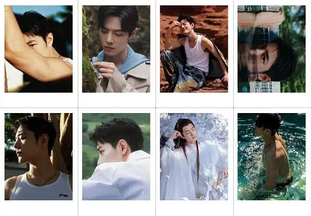 3Inch/4inch No Repeat Lomo Cards Chinese Actor Xiao Zhan Chen Qing Ling The Untamed The Series Drama Stills Bus Card Stickers