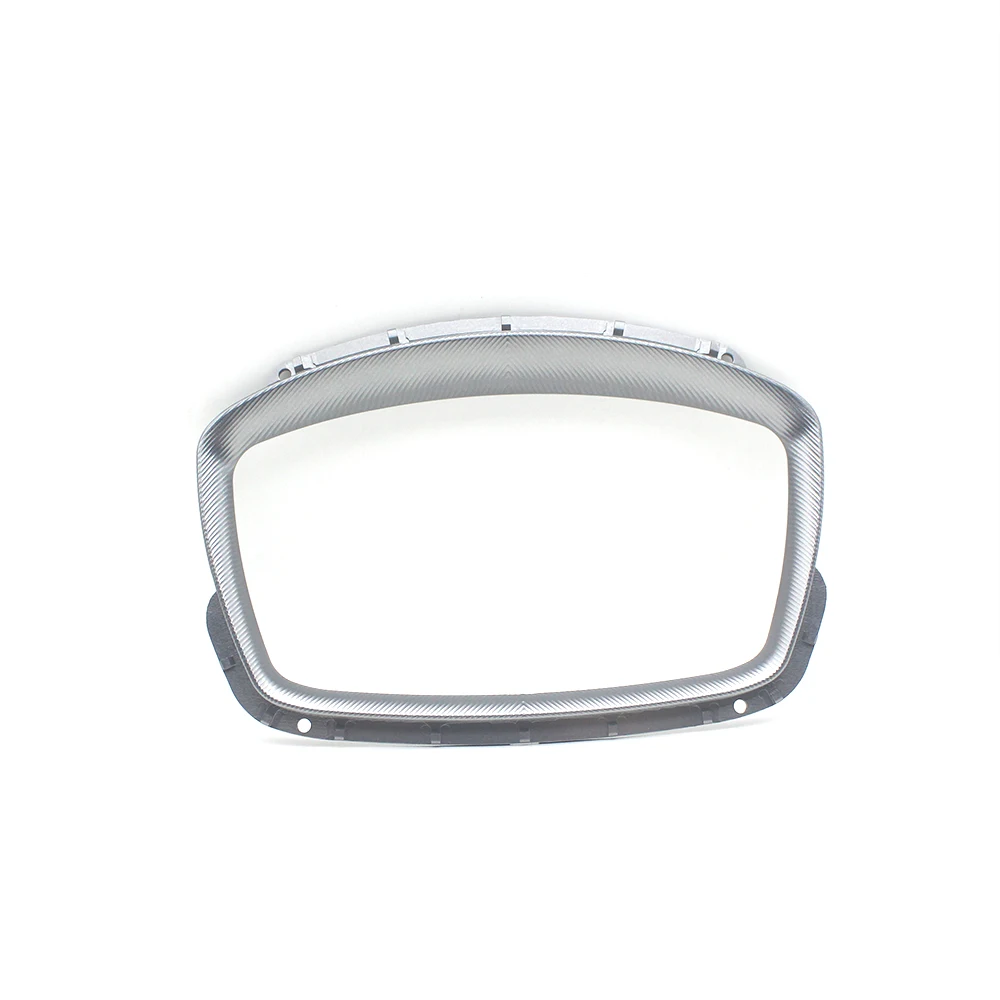 

Motorcycle Speedometer Cover Digital Dashboard Rim for Vespa GTS300 GTS 250 300 2013-2020(Silver)