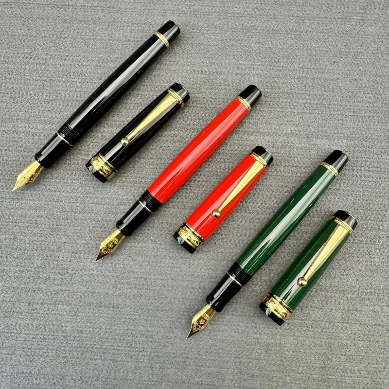 Montefiore Large Metal Fountain Pen Non Carbon Pilot 30 Same Size Pen With Ink Convertor No.35 Nib Writing Stationery Gift Pen