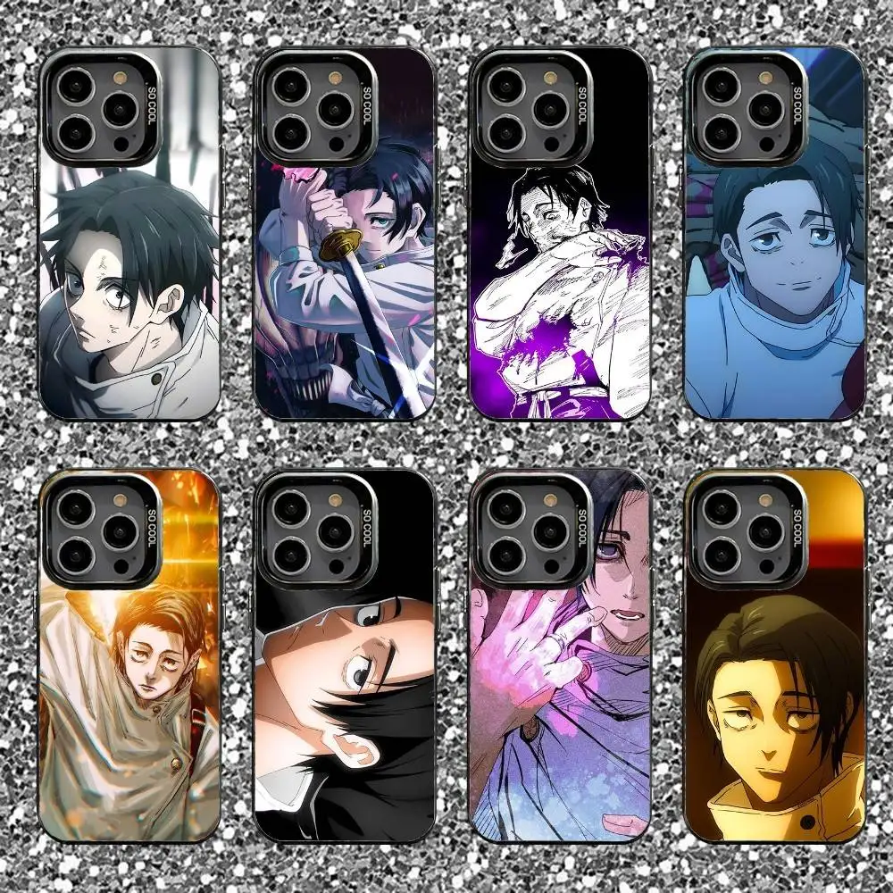

Yuta Okkotsu Jujutsu Kaisen Phone Case For iPhone 16,15,14,13,12,11,Pro,XS,Max,Plus,Mini,SE Black Candy Matte Shockproof Cover