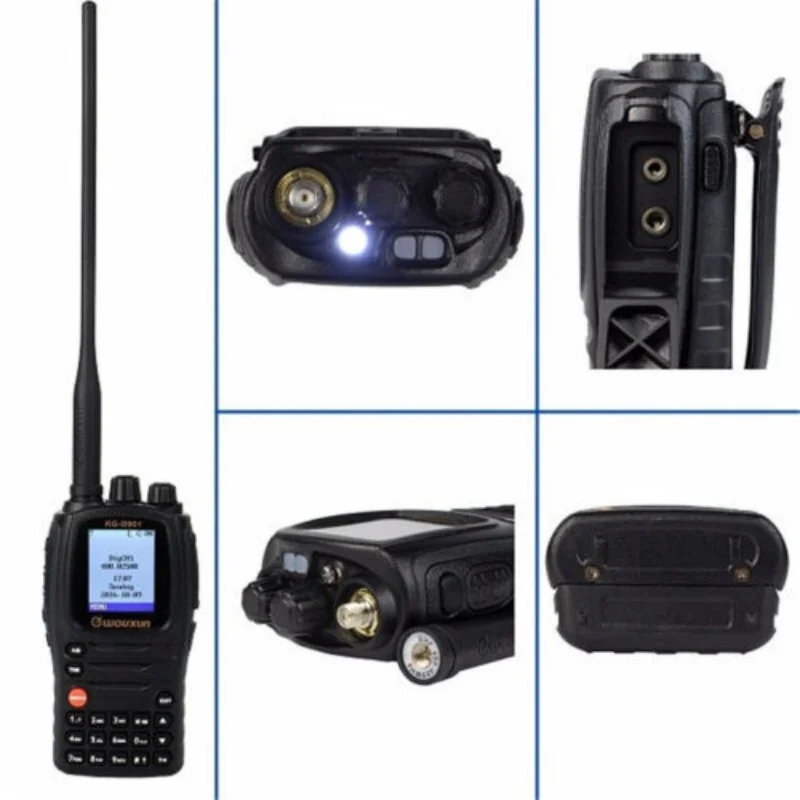 Original WouXun KG-D901 DMR Radio Digital Walkie Talkie UHF 5W 64CH VOX Color LCD Record DTMF Digital&Analog Two Way Radio