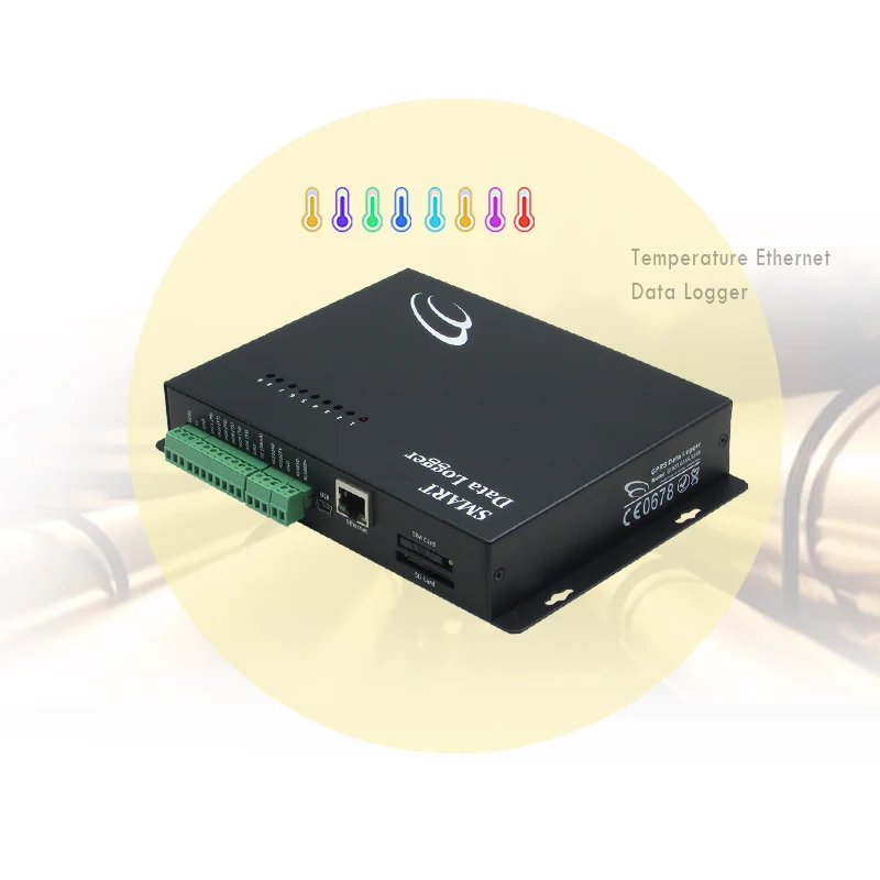 Industriële Multi-gebruik Acht Temperatuurmodule Netwerkdatalogger