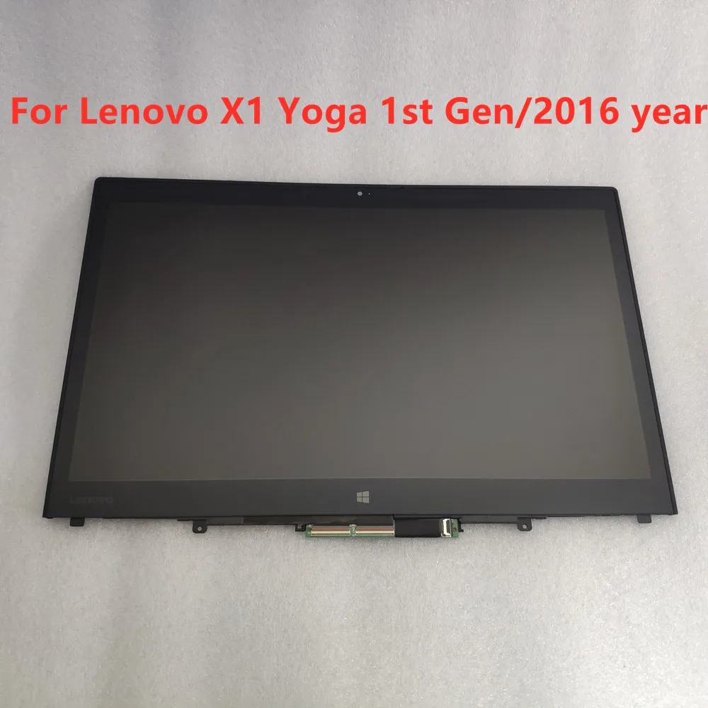 Imagem -05 - Lenovo-thinkpad x1 Yoga 1ª Geração de Tela Lcd Montagem de Toque Wqhd 40pin 00ur190 00ur191 00ur192 01ay702 01ay703