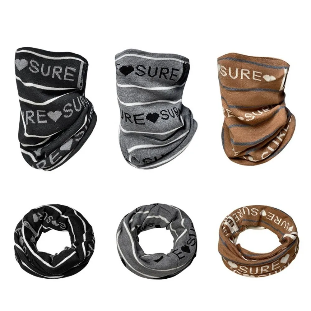 

Мягкий однотонный вязаный шейный шарф наушники теплый пуловер воротник ветрозащитный чехол для лица плюшевый шейный чехол для верховой езды