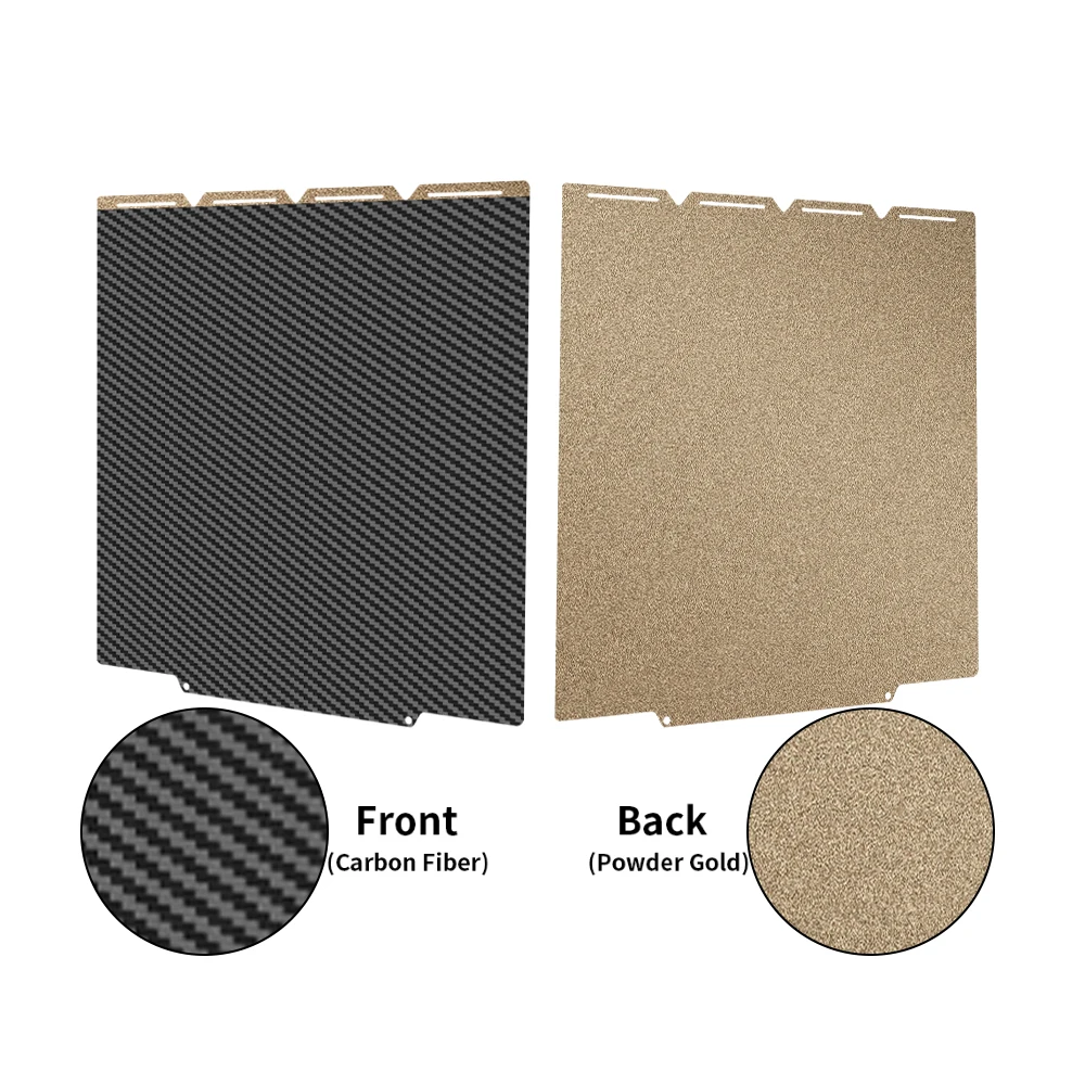 

For Snapmaker U1 Build Plate Spring Steel Sheet PEI PET 276x293mm Double Sided Plate For Snapmaker U1 3D Printer Heat Bed