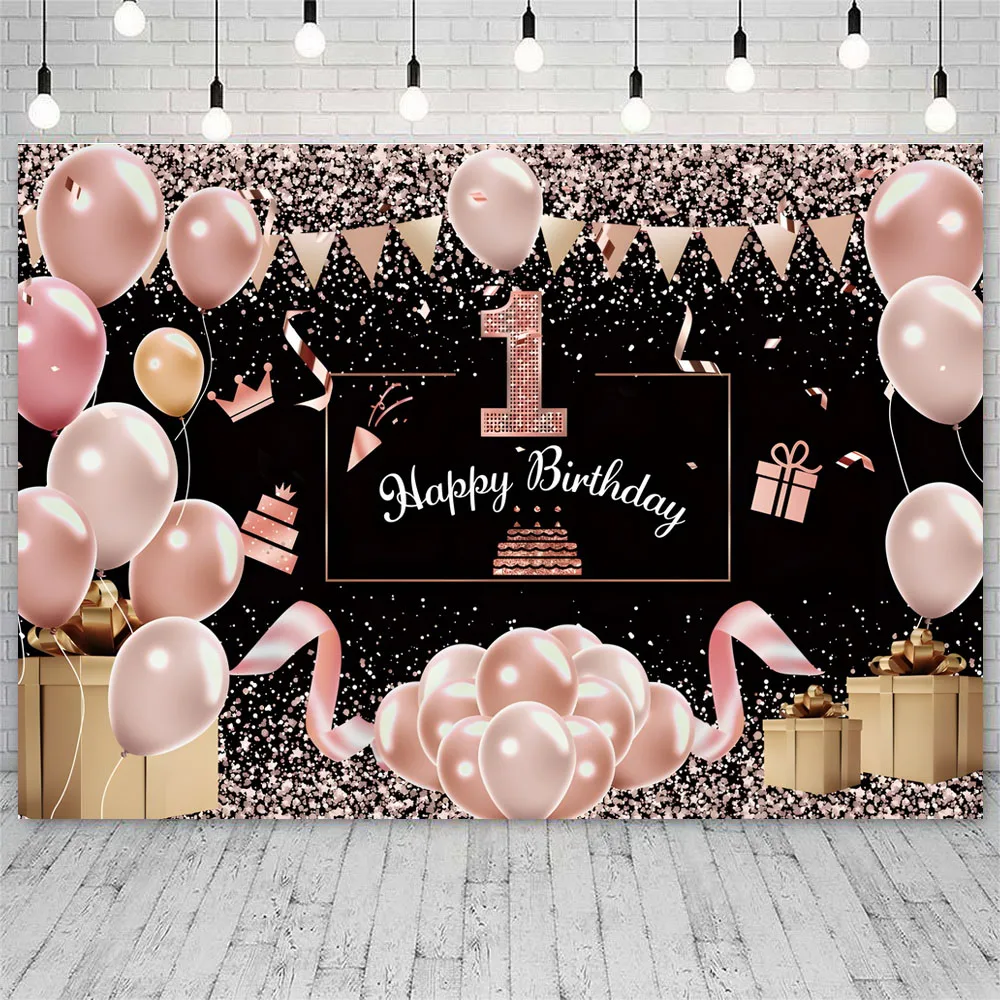 Happy 13th 16th 18th 21th 30th 40th 50th 60th 70th Birthday Photo Background Woman Girl Anniversary Party Decorations Backdrop