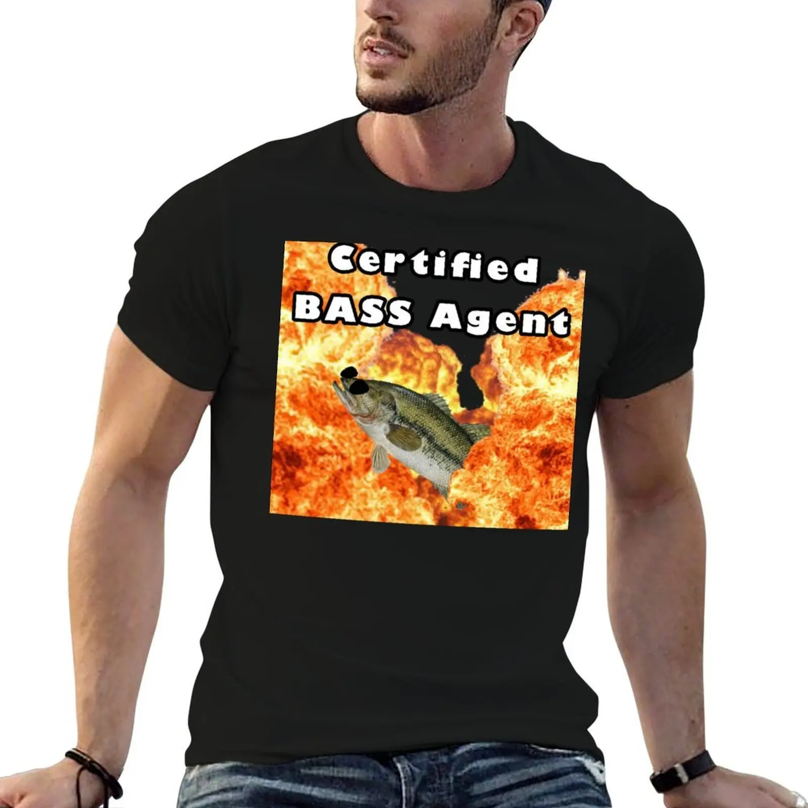 

Certified BASS Agent T-Shirt t shirt man casual t shirts designer man t shirt luxury T-shirt