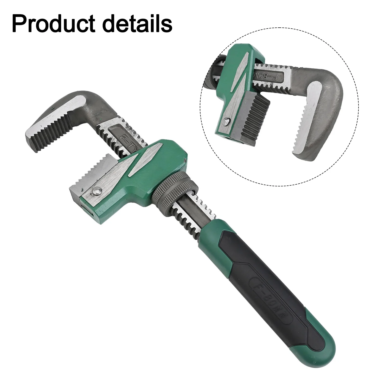 

410*110*27mm Pipe Clamp Adjustable Pipe Clamp Tool Pipe Fitting Tool Throat Pliers 24-Mold Tooth Shape Heavy And Smooth