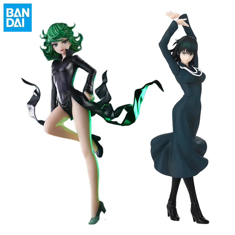 Bandai genuino BANPRESTO One-Punch Man Tornado de Terror Fubuki del infierno Anime figura de acción juguetes de modelos coleccionables adornos