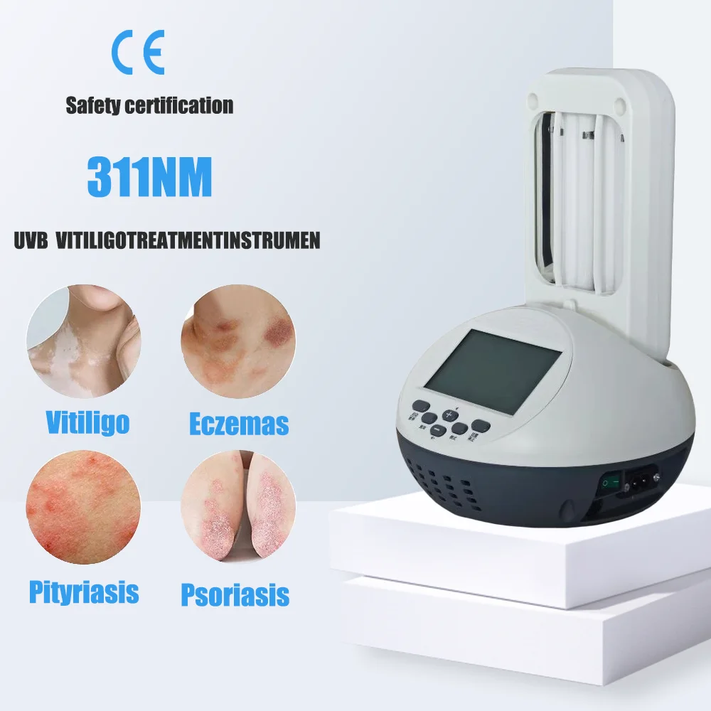 308nm Uvb Vitiligo Uvb Lamp Physical Therapy Equipment Narrowband Phototherapy Lamps Medical Light Source UV Led