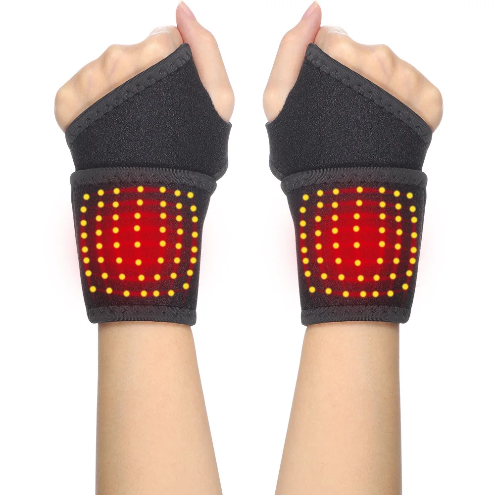 Self-heating Hot Compress Wrist Protection Hand Joint Physiotherapy Fever Breathable Sports Weightlifting Climbing Wrist Support