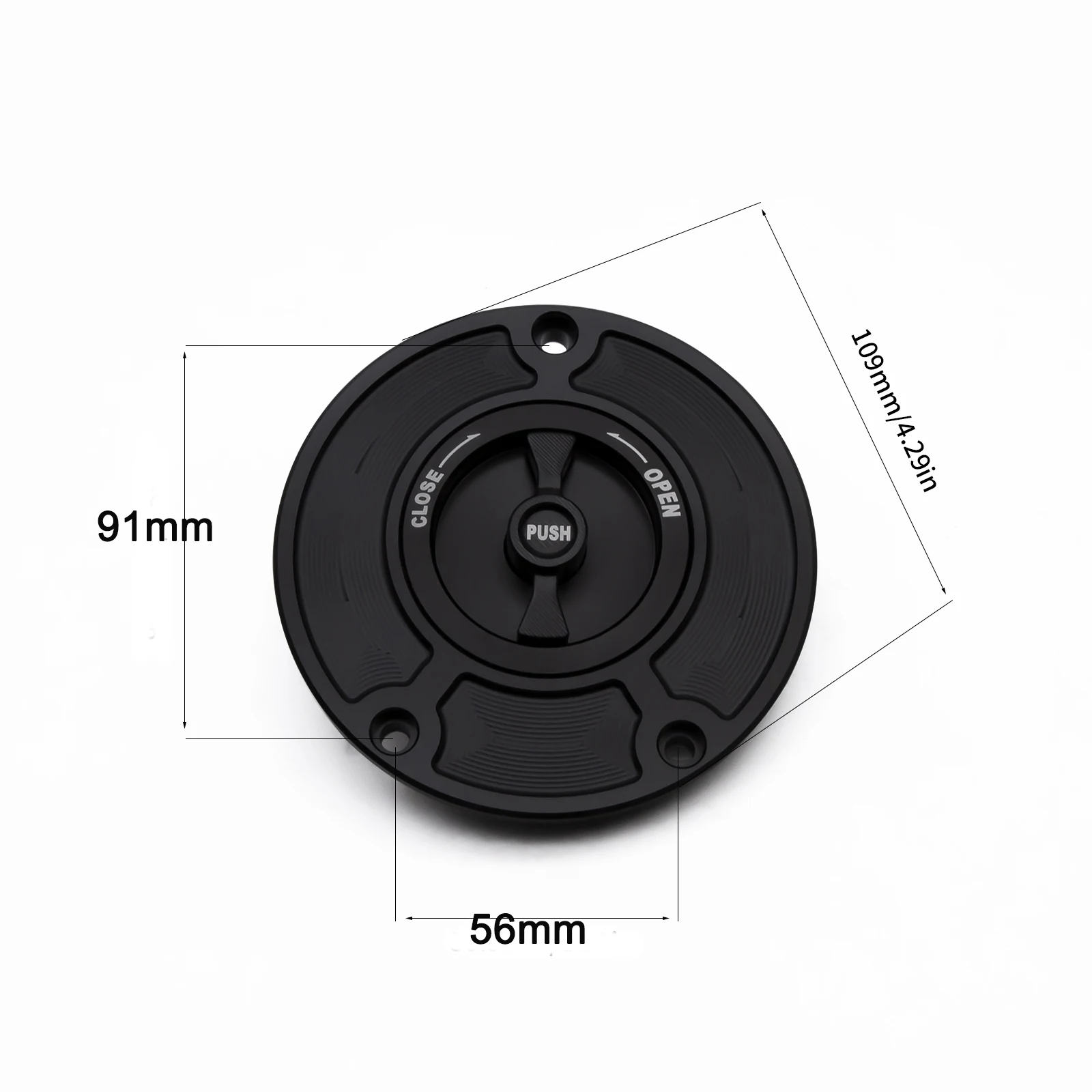 For KAWASAKI Z1000 2013-2020 Motorcycle Fuel Tank Cap Gas Cap Cover Keyless