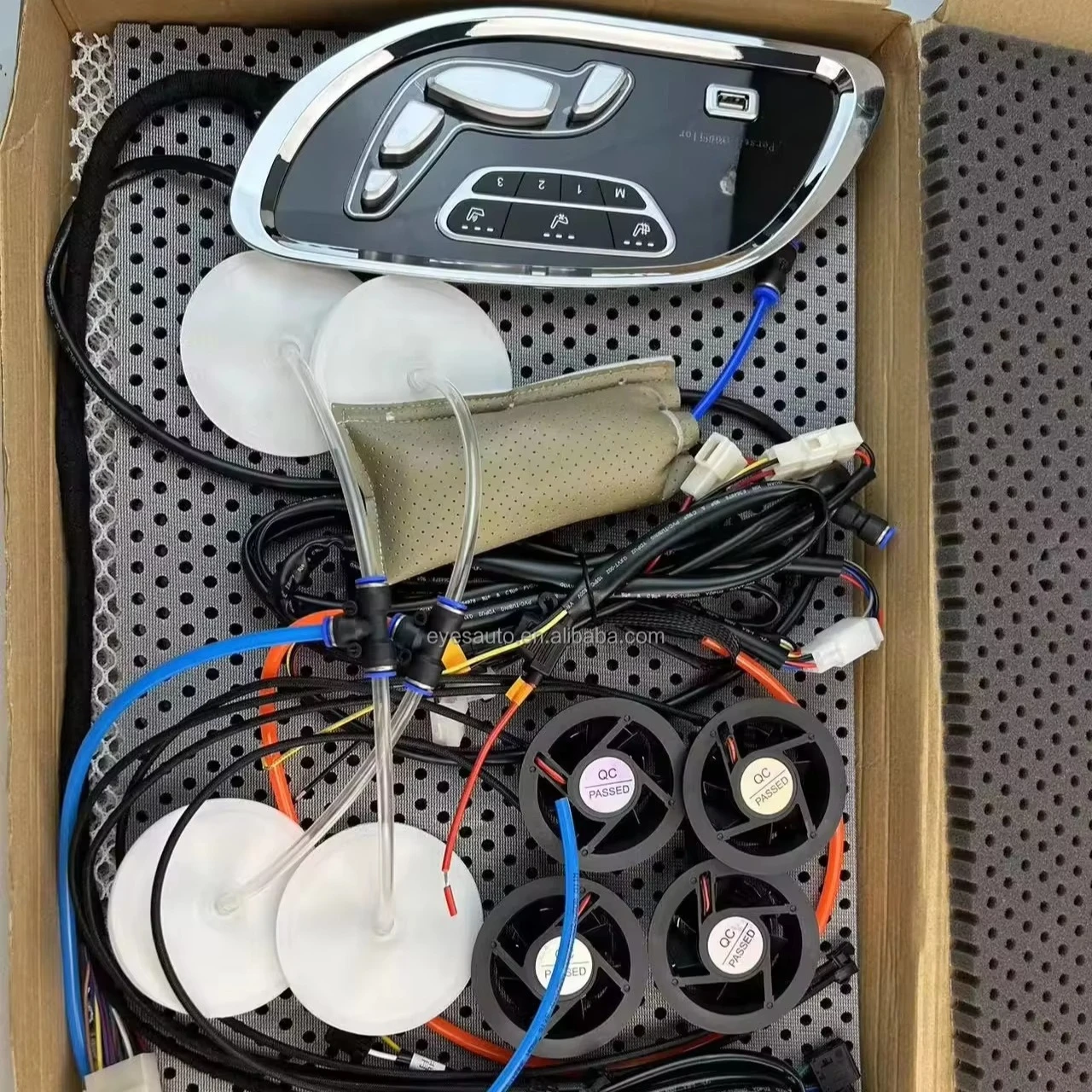 

OEM 4 Big Air Flow Fan Cooler Seat Ventilation Massage System For Mercedes-Benz Leather Interior Seat Comfort