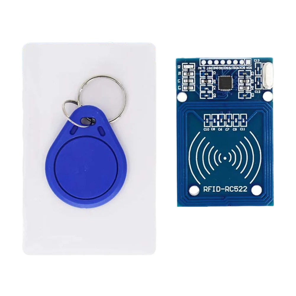 وحدة RFID RC522 مجموعات MFRC-522 وحدة القرب بطاقة IC 13.56 ميجا هرتز مع العلامات SPI الكتابة قراءة سهلة الاستخدام حجم صغير