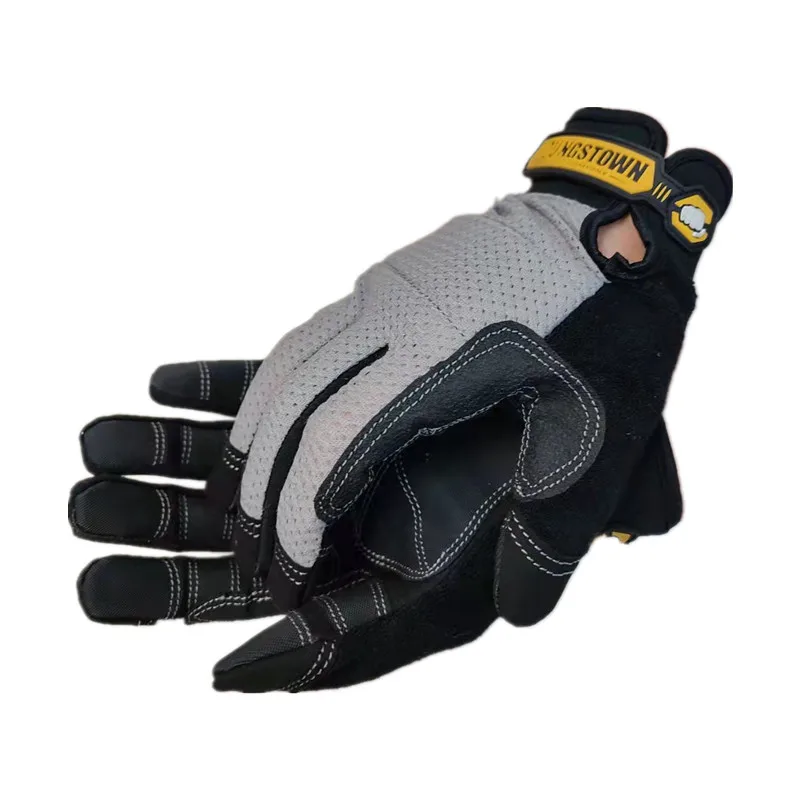 Genuine Highest Mesh Quality Performace Extra Durable Puncture Resistance Non-slip  Working Gloves(Small-XXX-Large,  Grey)