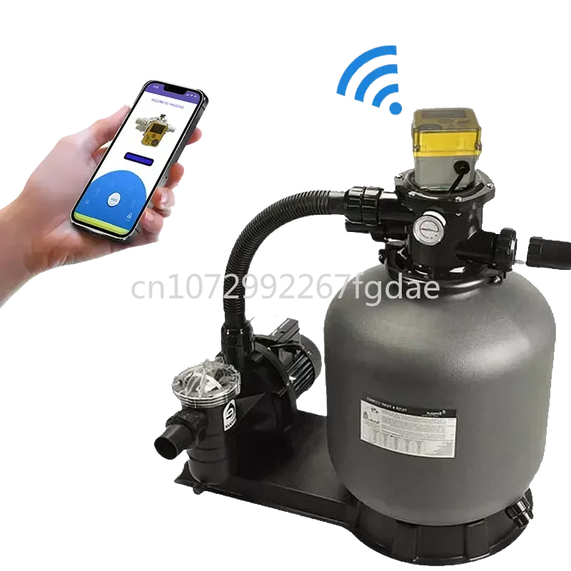 Swimming Pool Sand Filter Top Mounted Valve Side Mounted Valve WIFI Intelligent Actuator Six Way Backwash Valve