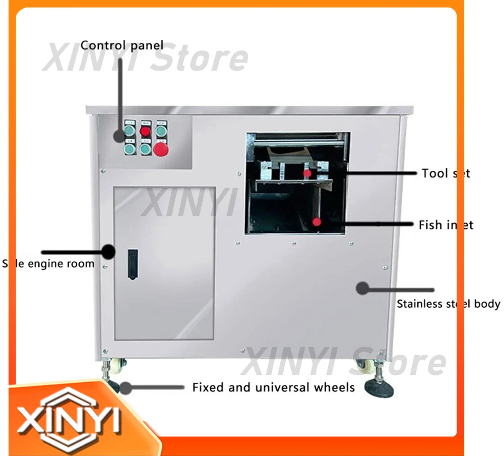Automatic Oblique Slicing Machine for Smoked Beef Tilapia Salmon Basa Fish Fillet Cutting Processing Food Slicer