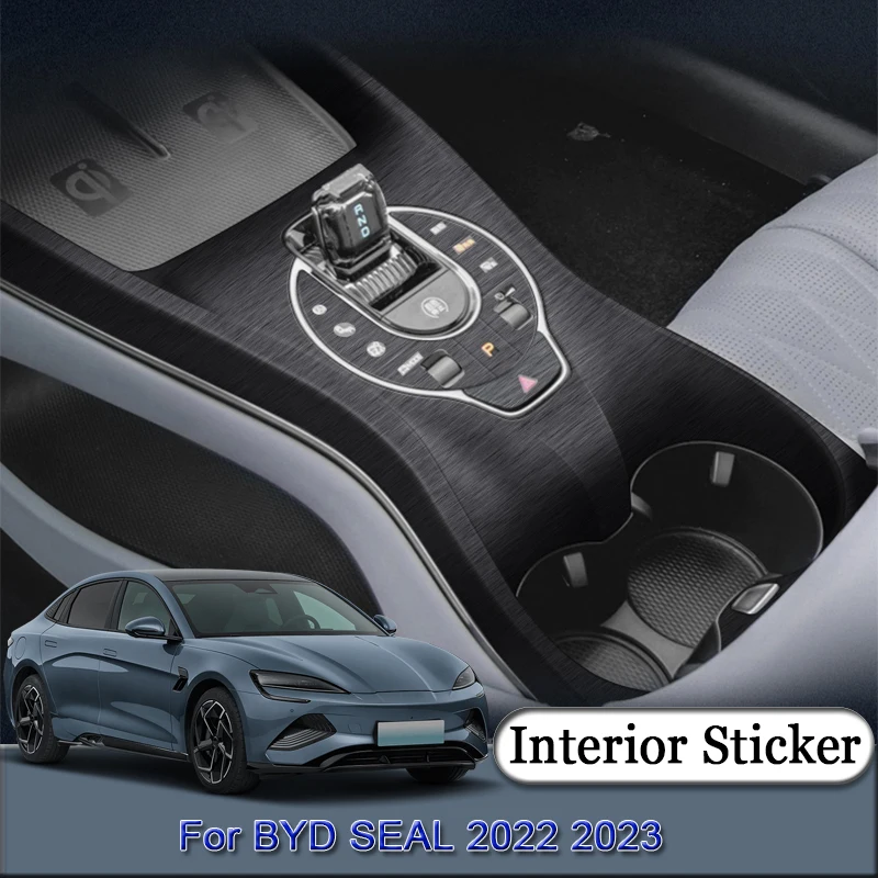 

Fit For BYD SEAL 2022 2023 Car Interior Sticker Central Control Gear Shift Panel Sticker Lifting Window Panel Protective Film