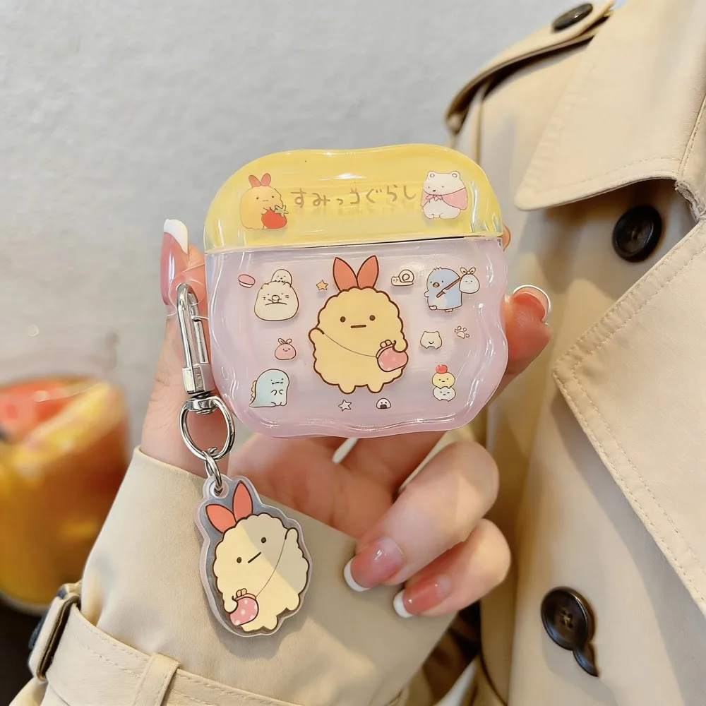 Chicken Pattern Earphone Cover For AirPods Pro 3 Pro 2 2nd Case TPU Silicone Headphone Cases For AirPods 4 3 Funda With Keychain - view 3