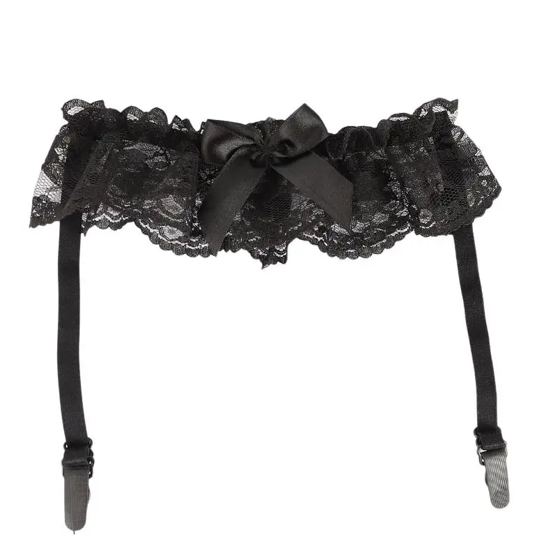 Cosplay Fashion Bowknot Lace Bridal Leg Garter Sexy Leg Ring Elastic Thigh Ring Party Accessories